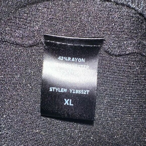 POMANDER PLACE Noir black shimmer Vivianne turtleneck sweater DressXL - Picture 5 of 5